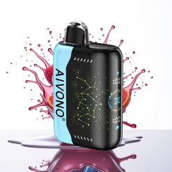 Aivono AIM BOOM 25000 نفخة - توت أزرق مثلج - 28مل سعة سائل - بطارية 650 مللي أمبير - شحن Type-C