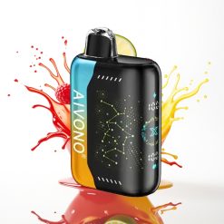 Aivono AIM BOOM 25000 نفخة - توت، خوخ، ليمون - 28مل سعة سائل - 650 مللي أمبير بطارية - شحن Type-C