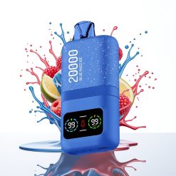 Aivono AIM MAGIC 20000 نَفث - تبايني النيكوتين 0%-5% - 26مل سائل - شاشة LCD - نوع-C شحن - توت أزرق مثلج