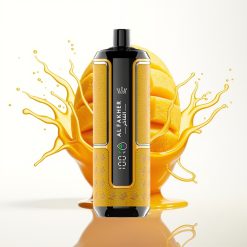 Al Fakher Crown Bar 15K Hypermax سيجارة إلكترونية للاستخدام مرة واحدة Kit 22ml 600mAh Type-C 15K Puffs DTL 6mg Mango Ice