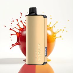 Alibarbar Ingot 9000 Puffs سيجارة إلكترونية للاستخدام مرة واحدة Double Apple – 22ml السائل الإلكتروني