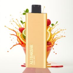 Alibarbar Pandora 7000 Puffs سيجارة إلكترونية للاستخدام مرة واحدة Cool Mint - 17ml سعة، 70 جرام، 18 نكهة