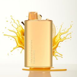 Alibarbar Rich 8000 Puffs سيجارة إلكترونية للاستخدام مرة واحدة Banana Buzz - 20ml سعة السائل، 8000 نفخة، بطارية 2000 مللي أمبير