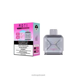 الفراولة الجليدية MOTI Go Pro جراب يمكن التخلص منه Moti vape amazon - P620H95