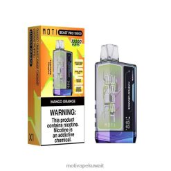مانجو برتقال MOTI Beast Pro الفيب القابل للتصرف (5%، 10000 نفسة) Moti vape review - P620H47