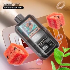 نعناع البطيخ MOTI Go Pro الفيب القابل للتصرف (5%، 12000 نفسة) Moti vape amazon - P620H25