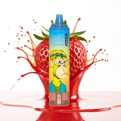 RandM Fumot Tornado 15000 Puff Mesh Strawberry سيجارة إلكترونية للاستخدام مرة واحدة - 25ml Liquid - 850mAh USB Type-C