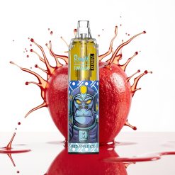 RandM Fumot Tornado 7000 Puffs 14ML 850MAH ملف شبكي Type-C Red Apple Ice سيجارة إلكترونية للاستخدام مرة واحدة